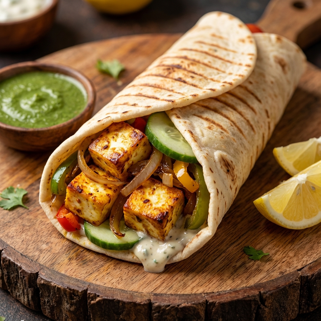 Paneer Shawarma